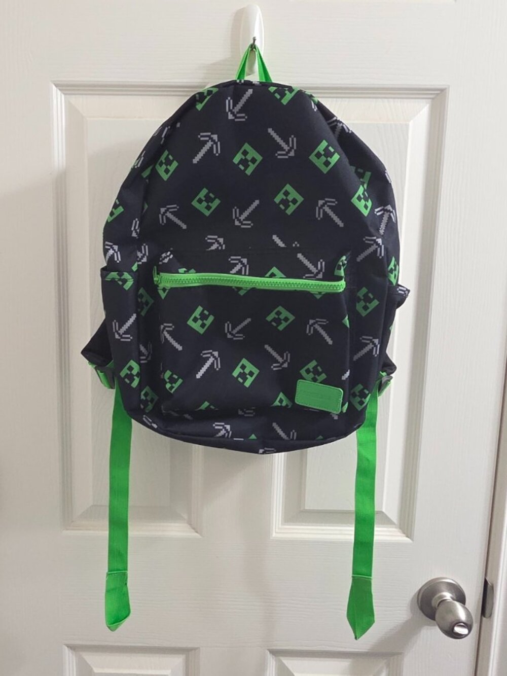 Minecraft Creeper Backpack - Kids School Backpack - Excellent Condition